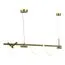 ST LUCE SL6118.303.03 Светильник подвесной ST-Luce Латунь/Латунь LED 2+1*3+11W 4000K, изображение 4