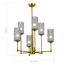 ST LUCE SL1240.303.06 Люстра подвесная ST-Luce Латунь/Дымчатый E27 6*60W, изображение 3