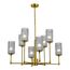 ST LUCE SL1240.303.08 Люстра подвесная ST-Luce Латунь/Дымчатый E27 8*60W, изображение 5