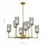 ST LUCE SL1240.303.08 Люстра подвесная ST-Luce Латунь/Дымчатый E27 8*60W, изображение 3