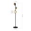 ST LUCE SL1521.405.03 Светильник напольный ST-Luce Черный/Дымчатый, Белый G9 3*5W 4000K, изображение 2