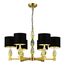 ST LUCE SL1759.303.06 Люстра подвесная ST-Luce Латунь/Черный E14 6*40W, изображение 4