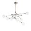 ST LUCE SL377.342.08 Люстра потолочная ST-Luce Никель/Прозрачный LED 8*4,5W 4000K, изображение 3