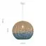 ST LUCE SL1514.523.01 Светильник подвесной ST-Luce Белый/Бежевый,Синий E27 1*40W, изображение 3