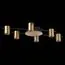 ST LUCE SL1207.402.06 Светильник потолочный ST-Luce Черный/Латунь GU10 6*7W, изображение 2