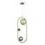 ST LUCE SL1515.303.02 Светильник подвесной ST-Luce Латунь/Янтарный,Дымчатый G9 2*5W 4000K, изображение 4