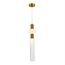 ST LUCE SL6117.203.02 Светильник подвесной ST-Luce Латунь/Золотой, Прозрачный LED 2*3W 3000K, изображение 5