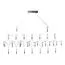 ST LUCE SL6603.103.17 Светильник подвесной ST-Luce Хром/Прозрачный LED 1*17W 4000K