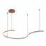 ST LUCE SL1018.603.01 Светильник подвесной ST-Luce терракотовый/прозрачный LED 1*65W 4000K, изображение 3