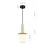 ST LUCE SL1194.303.01 Светильник подвесной ST-Luce латунь/белый G9 1*5W 4000K, изображение 5