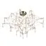 ST LUCE SL6601.102.78 Светильник потолочный ST-Luce Хром/Прозрачный LED 78*0,35W 3000K