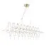 ST LUCE SL6603.203.23 Светильник подвесной ST-Luce Золотистый/Прозрачный LED 1*23W 4000K