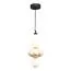 ST LUCE SL6134.413.01 Светильник подвесной ST-Luce черный/желтый, опаловый LED 1*18W 3000K, изображение 2