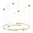 ST LUCE SL1186.303.08 Светильник подвесной ST-Luce Латунь/Молочный G9 8*5W, изображение 2