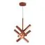 ST LUCE SL1018.613.04 Светильник подвесной ST-Luce терракотовый/прозрачный LED 4*43W 4000K, изображение 3