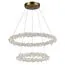 ST LUCE SL6105.203.02 Люстра подвесная ST-Luce Золотистый/Прозрачный LED 1*80W 3000 - 6500K, изображение 2