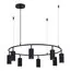 ST LUCE SL1213.403.08 Светильник подвесной ST-Luce Черный/Черный GU10 8*5W 4000K, изображение 2