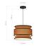 ST LUCE SL1354.403.01 Светильник подвесной ST-Luce Черный/Кирпичный, Черный E27 1*40W, изображение 4