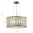 ST LUCE SL1516.303.08 Светильник подвесной ST-Luce Бронза, Прозрачный/Белый алебастр E14 8*40W, изображение 4