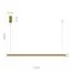 ST LUCE SL6238.303.01 Светильник подвесной ST-Luce латунь/латунь LED 1*20W 4000K, изображение 6