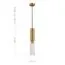 ST LUCE SL1192.353.01 Светильник подвесной ST-Luce Латунь/Латунь, Белый GU10 1*5W 4000K, изображение 3