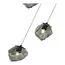 ST LUCE SL1175.403.03 Светильник подвесной ST-Luce Черный/Серо-зеленый E14 3*40W, изображение 3