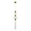 ST LUCE SL6117.203.03 Светильник подвесной ST-Luce Латунь/Золотой, Прозрачный LED 3*3W 3000K, изображение 2