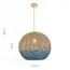 ST LUCE SL1514.623.01 Светильник подвесной ST-Luce Древесный/Бежевый,Синий E27 1*40W, изображение 4