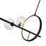 ST LUCE SL1165.423.15 Светильник подвесной ST-Luce Черный/Прозрачный G4 10+1*5W 4000K, изображение 3