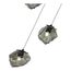 ST LUCE SL1175.403.03 Светильник подвесной ST-Luce Черный/Серо-зеленый E14 3*40W, изображение 3