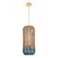 ST LUCE SL1514.603.01 Светильник подвесной ST-Luce Древесный/Бежевый,Синий E27 1*40W, изображение 5