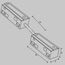 Maytoni Technical TRA034CPC-42W-5-1 Коннектор питания прямой гибкий 5см Exility, изображение 6