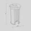 Maytoni Outdoor O044DL-L1S3K Уличный светильник встраиваемый в грунт светодиодный Flash, изображение 7