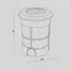 Maytoni Outdoor O044DL-L3S3K Уличный светильник встраиваемый в грунт светодиодный Flash, изображение 6