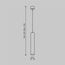 Maytoni Technical P072PL-L12B3K-1 Светильник подвесной светодиодный Focus LED, изображение 8