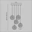 Maytoni Decorative MOD254PL-05BS Люстра подвесная Frozen, изображение 8