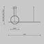 Maytoni Decorative MOD247PL-L49BSK Светильник Halo, изображение 6