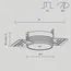 Maytoni Technical PA001-TRS-B Основание для подвесного светильника Accessories for pendant, изображение 8