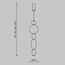 Maytoni Decorative MOD297PL-L17BS3K Светильник подвесной светодиодный Adore, изображение 7