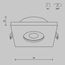 Maytoni Technical DL083-01-GU10-SQ-B Светильник встраиваемый Stark, изображение 8