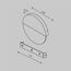 Maytoni Decorative MOD320WL-L13MR3K1 Светильник настенный Jupiter, изображение 6