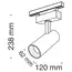 Maytoni Technical TR019-2-15W3K-B Трековый светильник для магнитного шинопровода S35 Focus Led, изображение 3