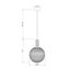 Maytoni Decorative P030PL-01CH Светильник подвесной Milagro, изображение 3