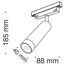 Maytoni Technical TR019-2-7W3K-B Трековый светильник для магнитного шинопровода S35 Focus Led, изображение 4