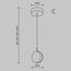 Maytoni Decorative MOD299PL-L10BS3K Светильник подвесной светодиодный Mind, изображение 7