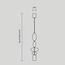 Maytoni Decorative MOD071PL-L8B3K3 Светильник подвесной Monochrome, изображение 2