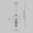Maytoni Decorative P095PL-01BZ Подвесной светильник Flusso, изображение 4
