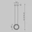 Maytoni Decorative MOD361PL-L7BS3K1 Светильник подвесной светодиодный Pharao, изображение 6