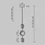 Maytoni Decorative MOD361PL-L22BS3K Светильник подвесной светодиодный Pharao, изображение 6