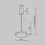 Maytoni Technical P076PL-L12W4K-BS Светильник подвесной светодиодный Plato, изображение 9